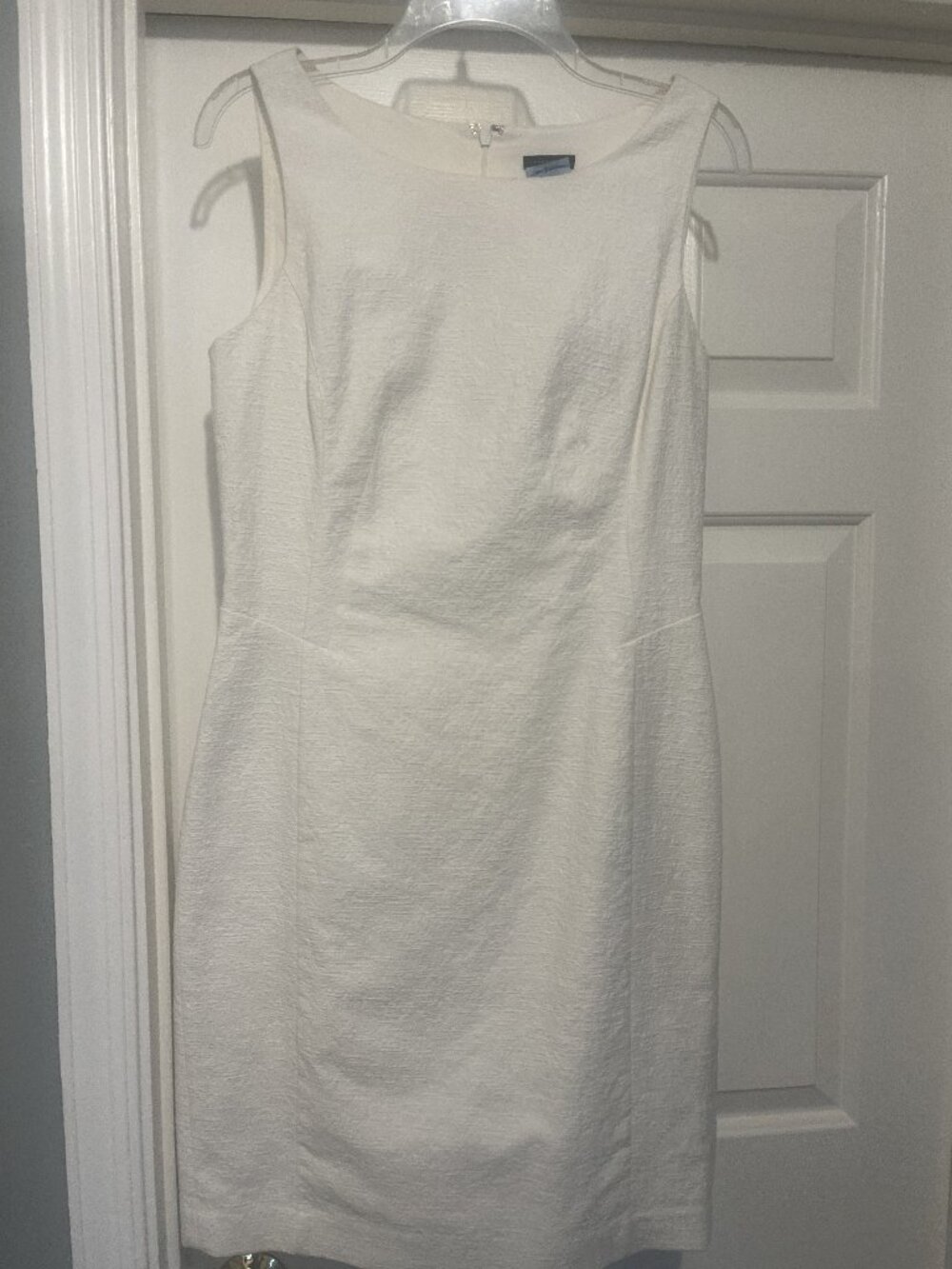 Ann Taylor White Sheath Dress